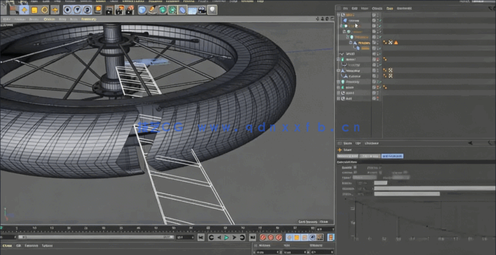 C4D样条复杂形状建模大师级训练视频教程(图5)