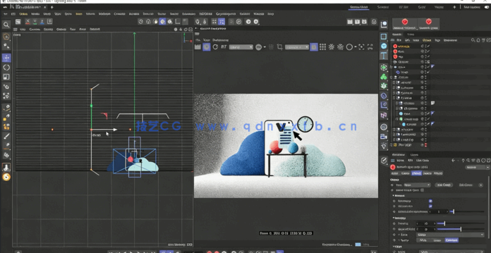 C4D与Redshift从2D草图到3D渲染技术视频教程(图3)