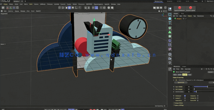 C4D与Redshift从2D草图到3D渲染技术视频教程(图5)