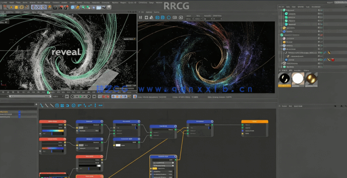 C4D中X-Particles粒子特效6个场景大师级实例制作视频教程(图4) C4D中X-Particles粒子特效6个场景大师级实例制作视频教程(图4)