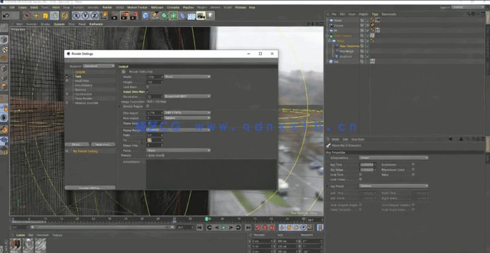 Cinema 4D手指破碎玻璃特效实例制作视频教程(图6)