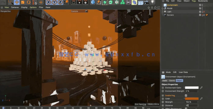 C4D与PS反乌托邦城市概念设计实例制作视频教程(图4)