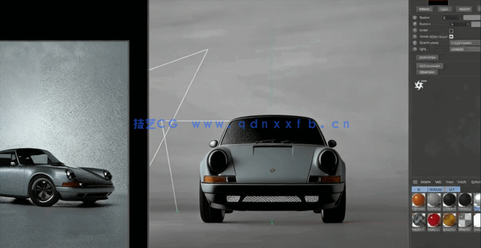 C4D与Octane汽车可视化渲染技术视频教程(图2)