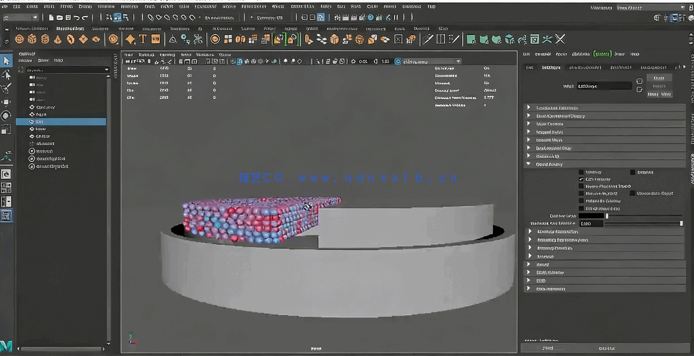 Maya中nparticles粒子动力模拟技术视频教程(图1) Maya中nparticles粒子动力模拟技术视频教程(图1)