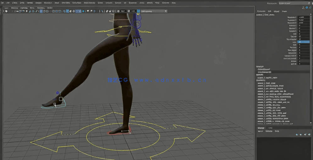 Maya与Blender复杂舞蹈动作动画制作视频教程(图3)