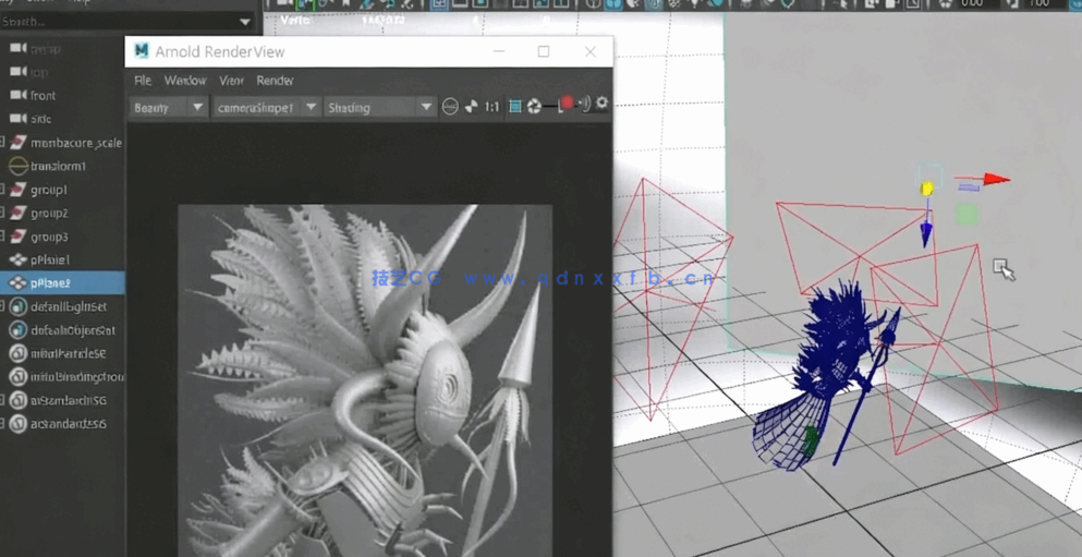 Maya人物角色建模概念设计技术视频课程(图6) Maya人物角色建模概念设计技术视频课程(图6)