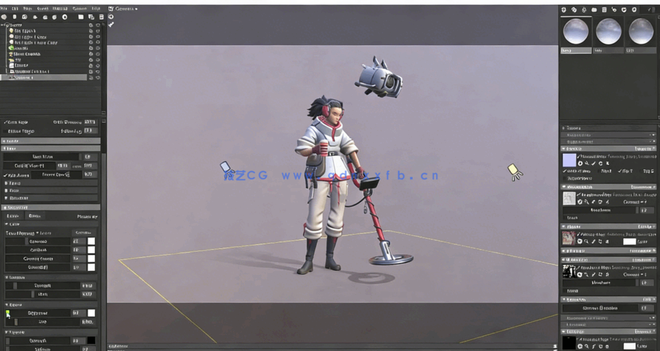 Maya与Zbrush游戏角色造型完整制作流程视频教程(图4) Maya与Zbrush游戏角色造型完整制作流程视频教程(图4)