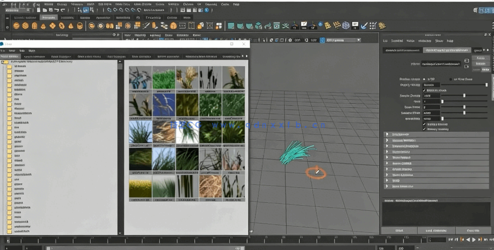 Maya和Zbrush风吹树叶游戏资产完整制作流程视频课程(图5)