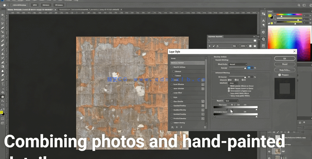 Maya与PS屋顶瓦片从建模到纹理完整制作流程视频课程(图4)