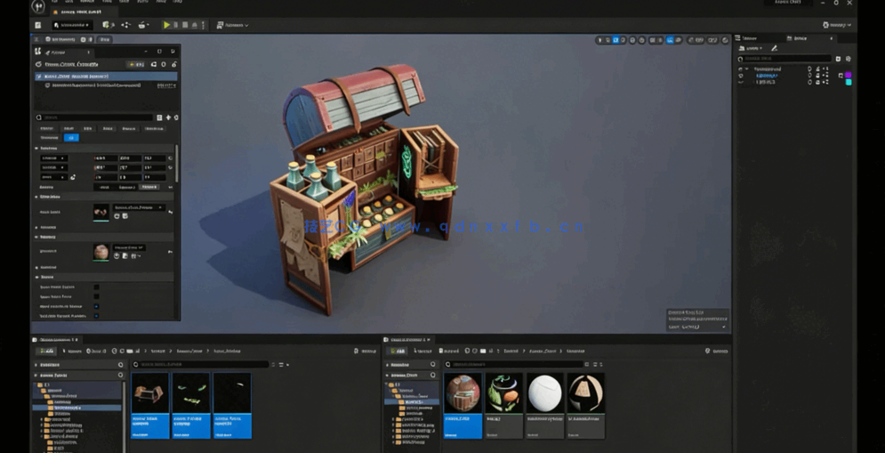 3A级游戏风格化幻想道具制作全流程视频教程(图6)