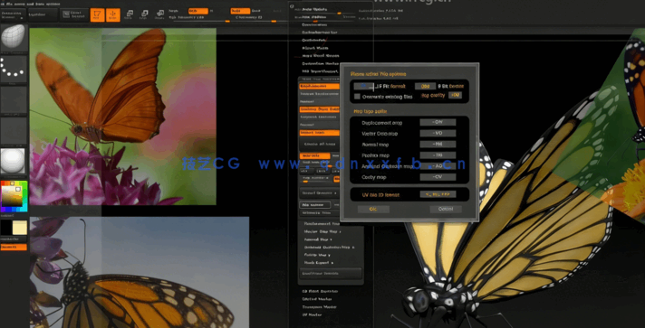 透明蝴蝶躯体概念设计全流程实例训练视频教程(图4) 透明蝴蝶躯体概念设计全流程实例训练视频教程(图4)