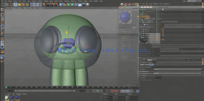  C4D R20卡通角色设计与动画技术视频教程 (图2)