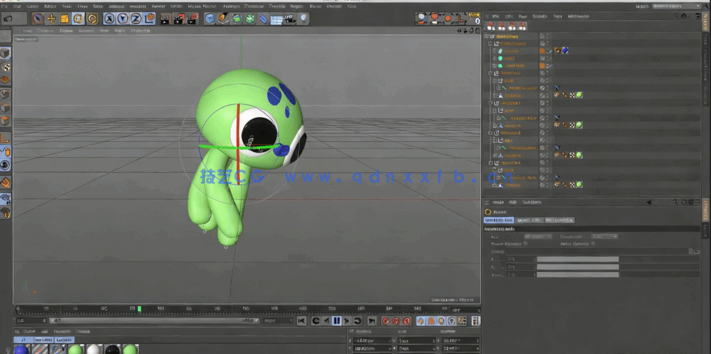  C4D R20卡通角色设计与动画技术视频教程 (图4)