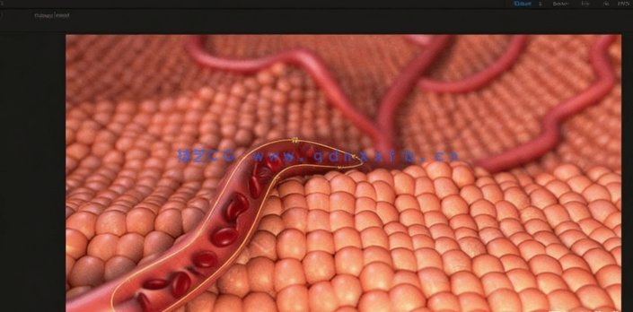 C4D模拟细胞在血管流动动画视频教程 (图5)