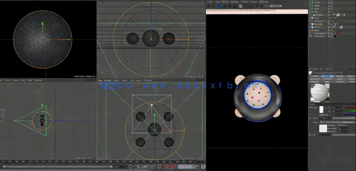 C4D与Octane超酷折射艺术特效视频教程(图4) C4D与Octane超酷折射艺术特效视频教程(图4)