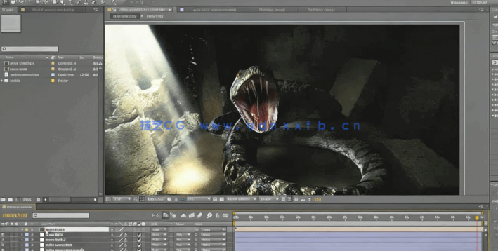 影片哈利·波特中的蟒蛇C4D制作视频教程(图4)
