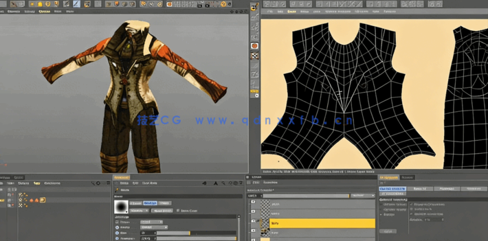 C4D游戏人物角色艺术制作视频教程(图2) C4D游戏人物角色艺术制作视频教程(图2)