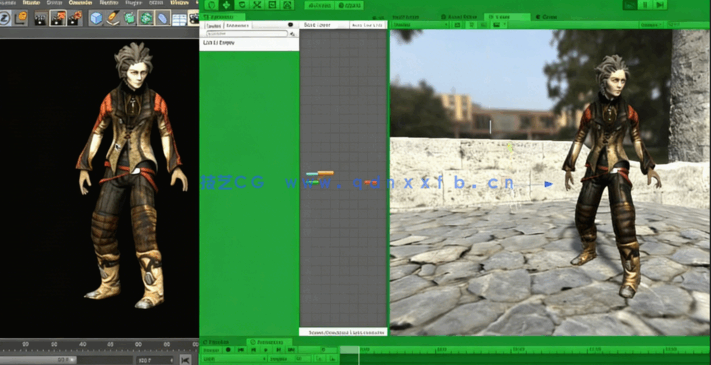 C4D游戏人物角色艺术制作视频教程(图3) C4D游戏人物角色艺术制作视频教程(图3)