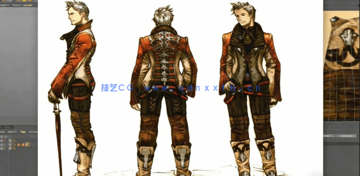 C4D游戏人物角色艺术制作视频教程(图4) C4D游戏人物角色艺术制作视频教程(图4)