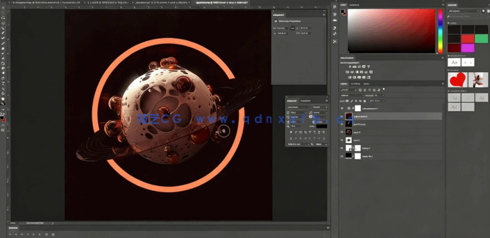 C4D中X-Particles粒子插件制作恐龙蛋星球视频教程(图3)
