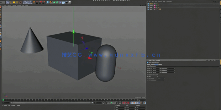 C4D实用工具快速学习技巧视频教程(图2) C4D实用工具快速学习技巧视频教程(图2)