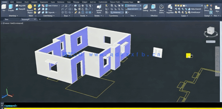 Autocad 2D绘图和3D建模核心技术视频教程(图3)