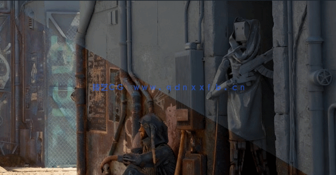 C4D未来科幻概念场景完整制作流程视频教程 (图5)