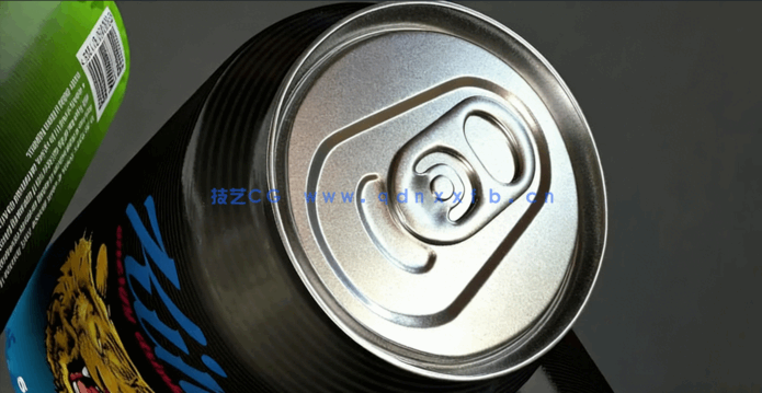 C4D饮料瓶可视化渲染实例制作视频教程(图3)