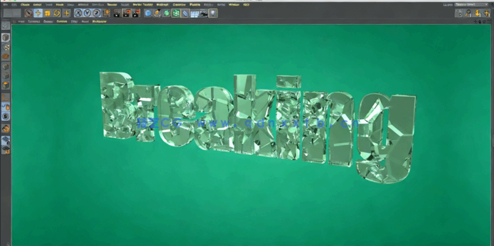 Cinema 4D玻璃破碎模拟特效视频教程(图3)