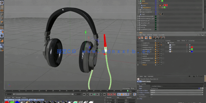 Cinema 4D中FUI虚拟动态图像制作视频教程 (图2)