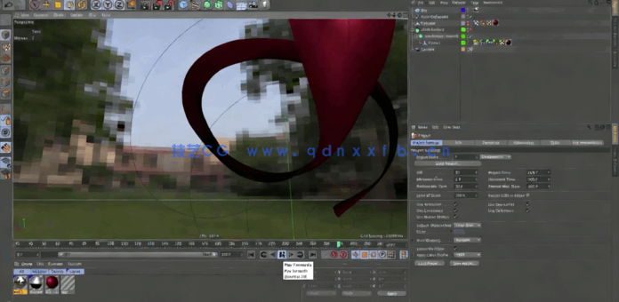 Cinema 4D布料模拟系统技术训练视频教程(图3)