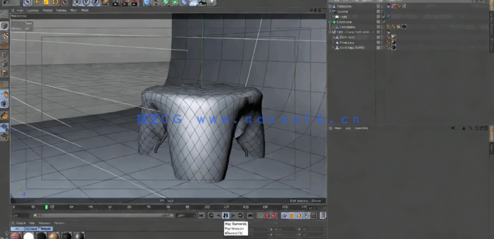Cinema 4D布料模拟系统技术训练视频教程(图5)
