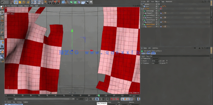Cinema 4D布料模拟系统技术训练视频教程(图6)