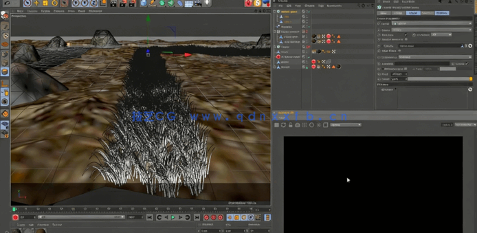 C4D超逼真小型环境场景实例制作视频教程(图6)