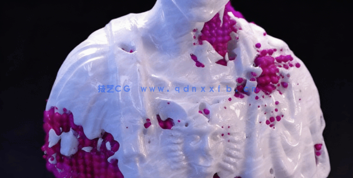 C4D超酷聚合消散艺术特效实例训练视频教程 (图3)