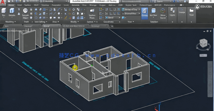 AutoCAD建筑布局设计大师班视频教程(图2)