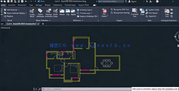 AutoCAD 2025基础入门技术训练视频教程(图2)