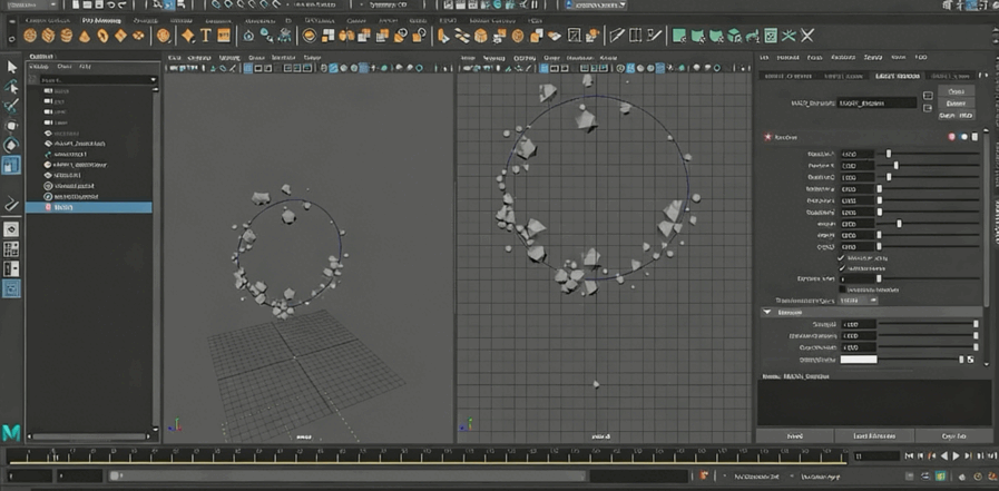 Maya中MASH模拟特效核心技术训练视频教程(图8)