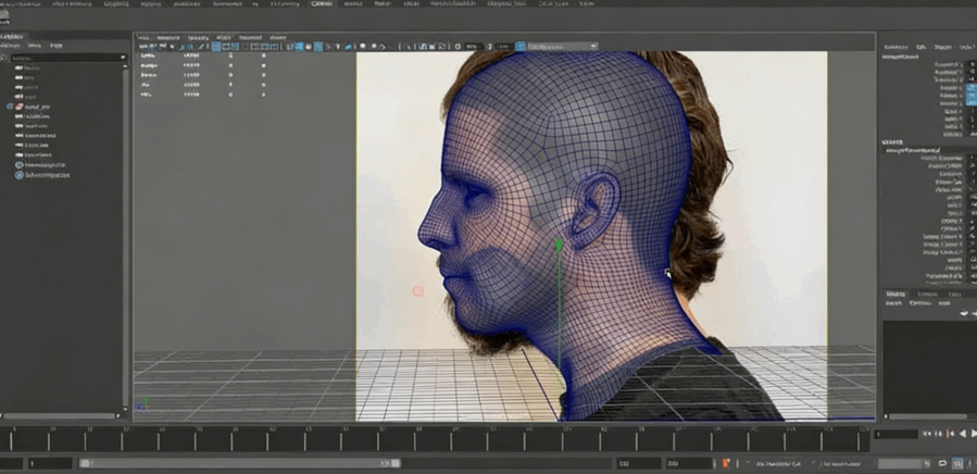Maya和Mari男性面部毛发制作大师级视频教程 (图1)