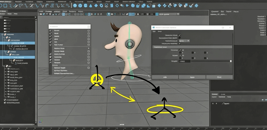 Maya三维角色的面部绑定动画视频教程(图5)