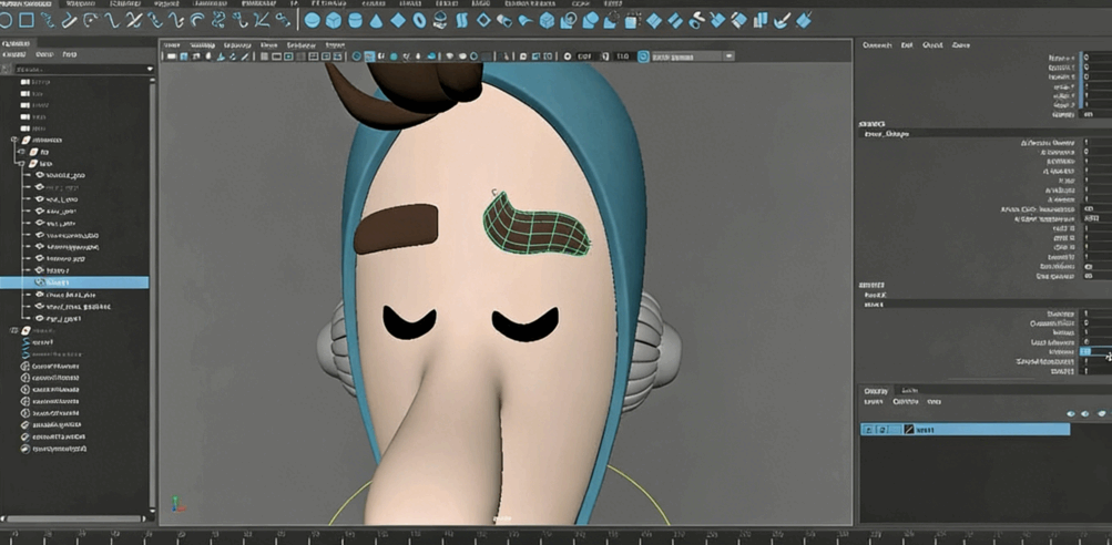 Maya三维角色的面部绑定动画视频教程(图7)