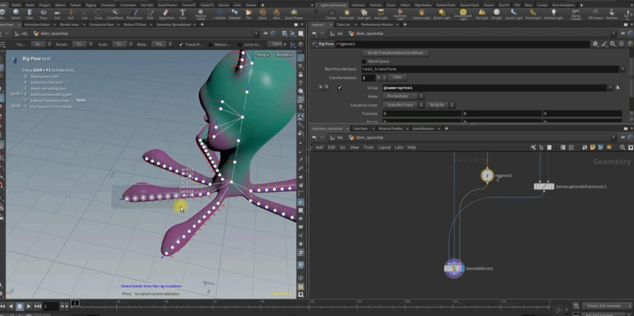 Houdini迷失外星人项目完整制作流程视频教程(图2)