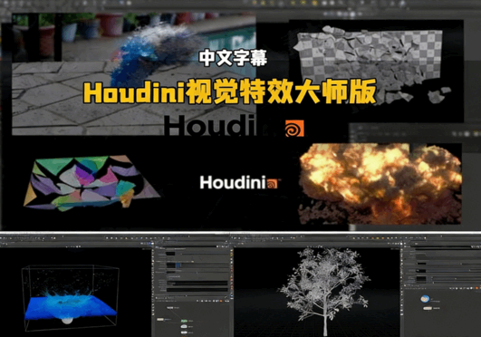 Houdini视觉特效VFX大师级全面训练视频教程(图5)
