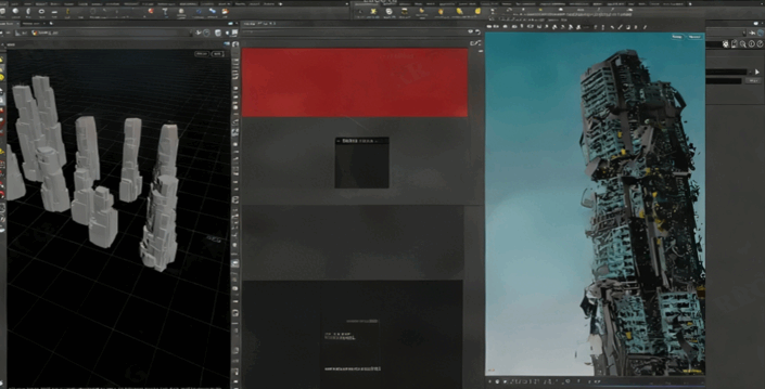 Houdini世界末日城市灾难VFX视觉特效制作视频教程(图3)