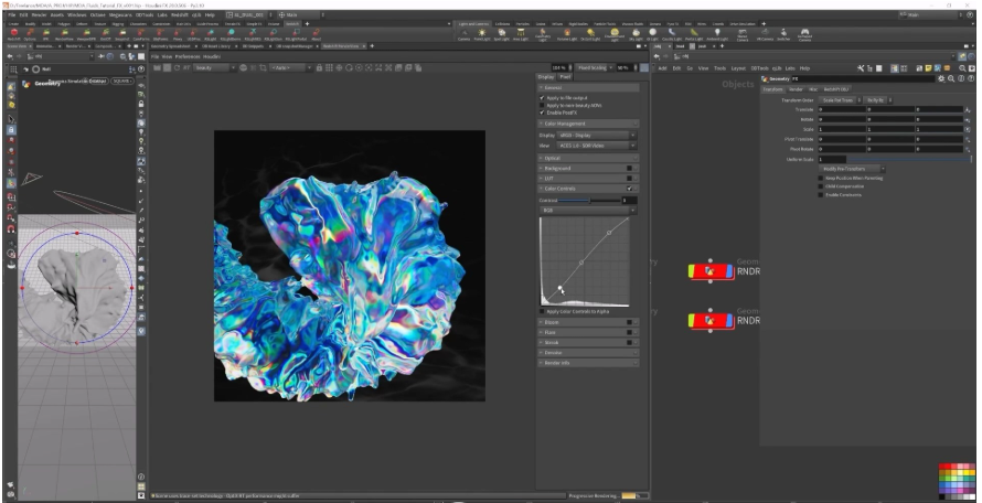 Houdini小规模流体液体特效制作视频教程(图4)