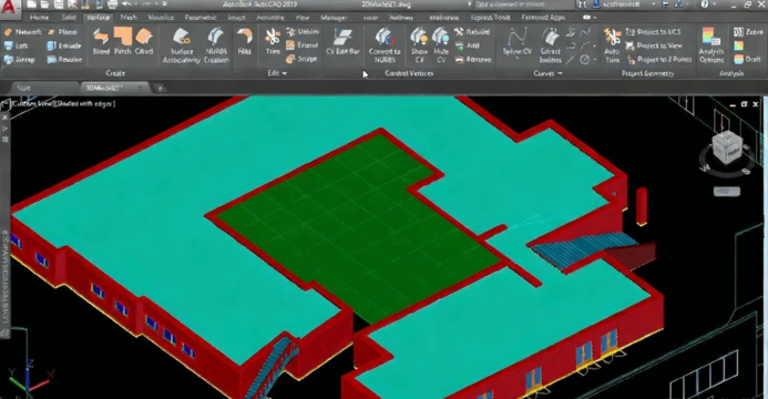 AutoCAD三维建筑建模技术训练视频教程(图5)