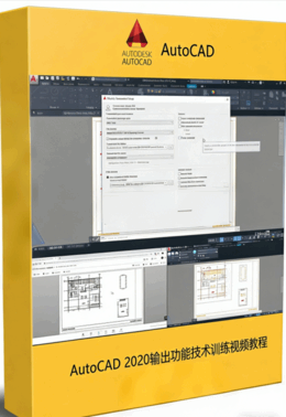 AutoCAD 2020输出功能技术训练视频教程(图1)