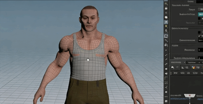 Houdini中KineFX模块游戏角色绑定关键技术视频教程(图2) Houdini中KineFX模块游戏角色绑定关键技术视频教程(图2)