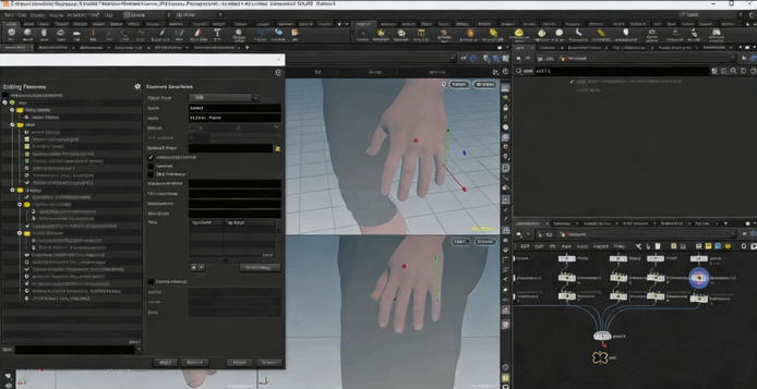 Houdini中KineFX模块游戏角色绑定关键技术视频教程(图5) Houdini中KineFX模块游戏角色绑定关键技术视频教程(图5)