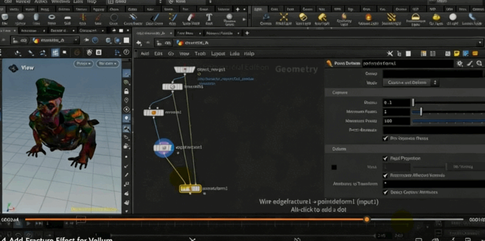 Houdini僵尸爬行消散特效制作视频教程(图2)
